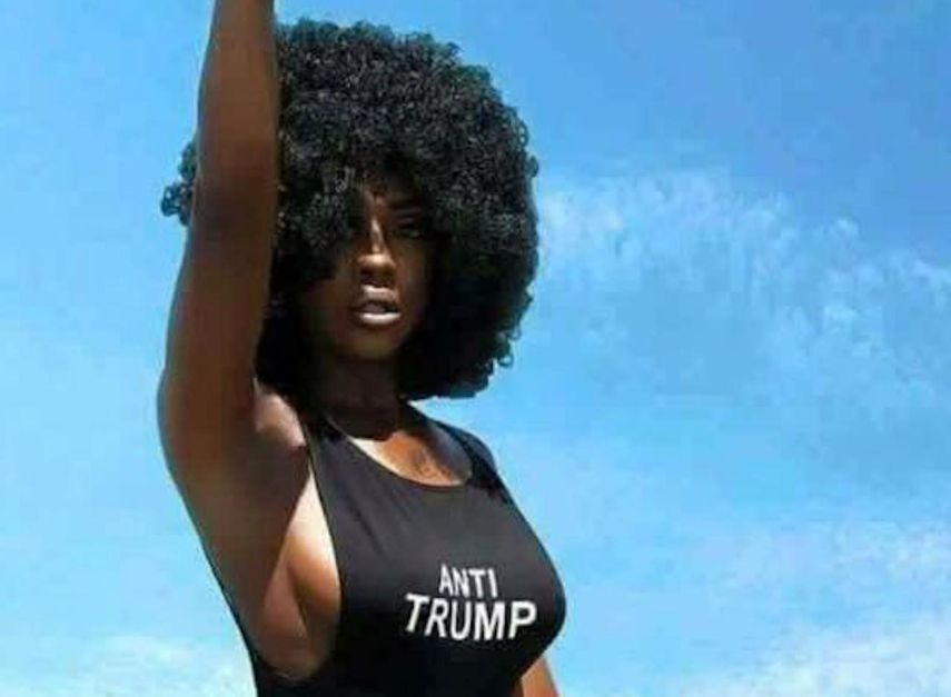 La modelo responsable de la divulgación del video publicó esta imagen en sus redes sociales.