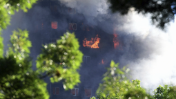 Incendio en la torre&nbsp;Grenfell de&nbsp;Londres.