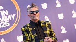 El cantautor y músico argentino Fito Páez asiste a la 26.ª edición de los Premios Latin Grammy en el MGM Grand Garden Arena de Las Vegas, Nevada, el 13 de noviembre de 2025.&nbsp;