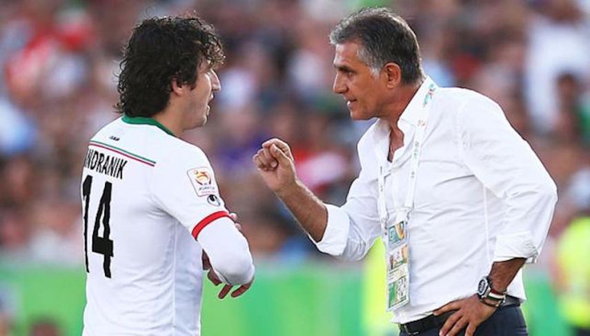El director técnico portugués, Carlos Queiróz, esta al frente de la selección iraní.