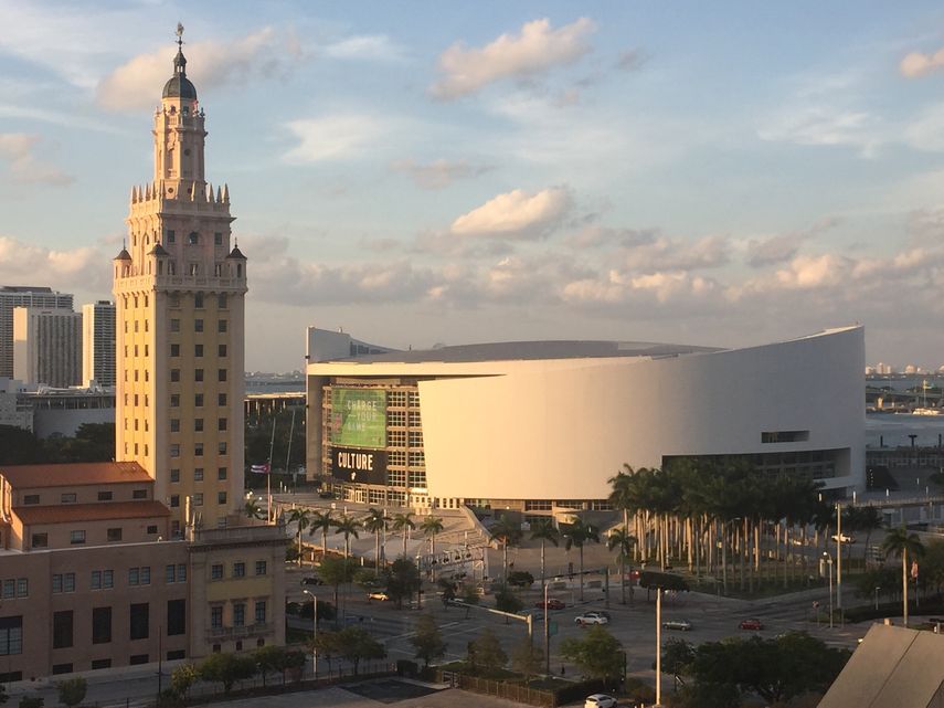 Atardecer en Miami.