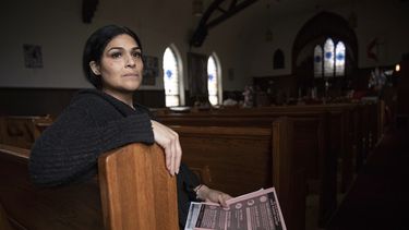Cecilia García, integrante de La Familia Latina Unida y fundadora de Family Reunification not Deportation (Reunificación Familiar, no Deportación).&nbsp;