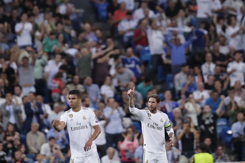 Sergio Ramos y Casemiro evitaron una noche de terror en la capital de España