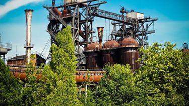 Imagen referencial de una fábrica de carbón.