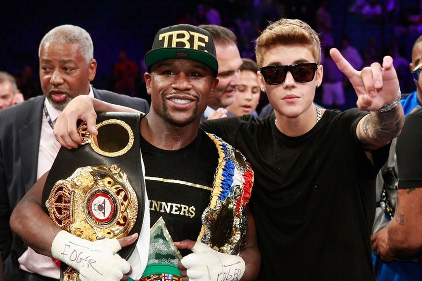 VIDEO: Mayweather entrena a Justin Bieber