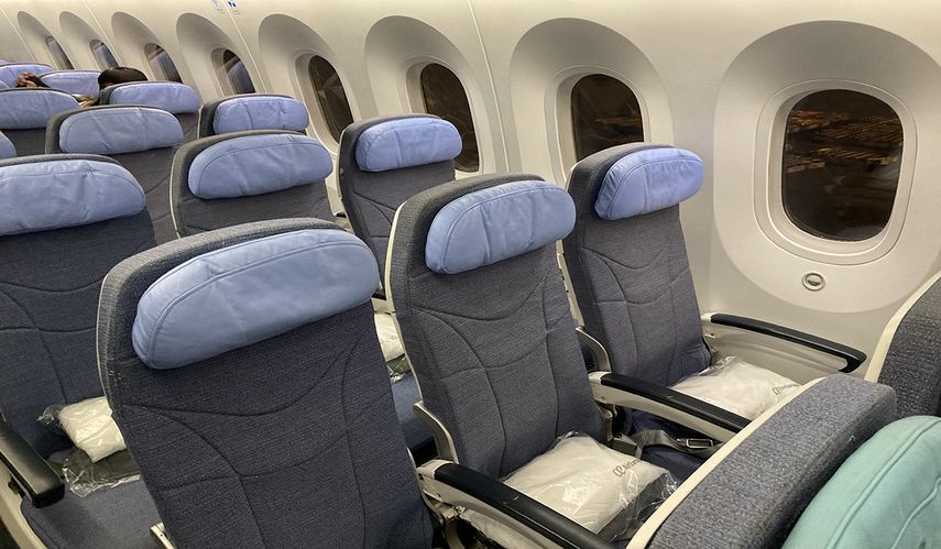 Air Europa, butacas en clase económica avión 787.
