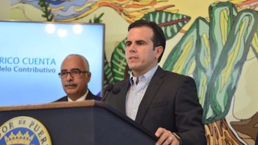 El gobernador de Puerto Rico, Ricardo Rosselló.