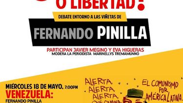 Iberoamérica: ¿Comunismo o Libertad?, debate en torno a las viñetas de Fernando Pinilla.&nbsp;