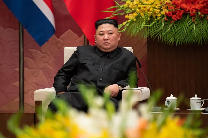 El líder norcoreano, Kim Jong-un, durante su visita de Estado a Vietnam, tras interrumpirse se segunda reunión combre con el presidente Donald Trump, en Hanói.