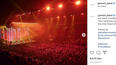 Imagen de un concierto reciente publicada en el perfil en Instagram de la banda Génesis.&nbsp;