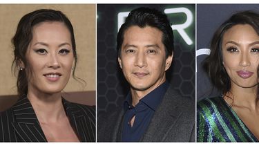 Los actores estadounidenses de origen asi&aacute;tico Tzi Ma, Olivia Cheng, Will Yun Lee, Jeannie Mai y Jon M. Chu en un collage de fotograf&iacute;as.
