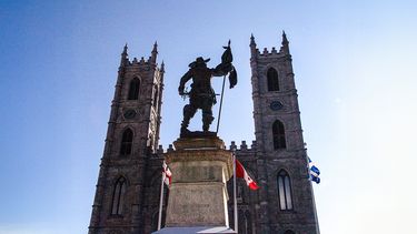 Torres de Basilica of Notre-Dame, Montreal.