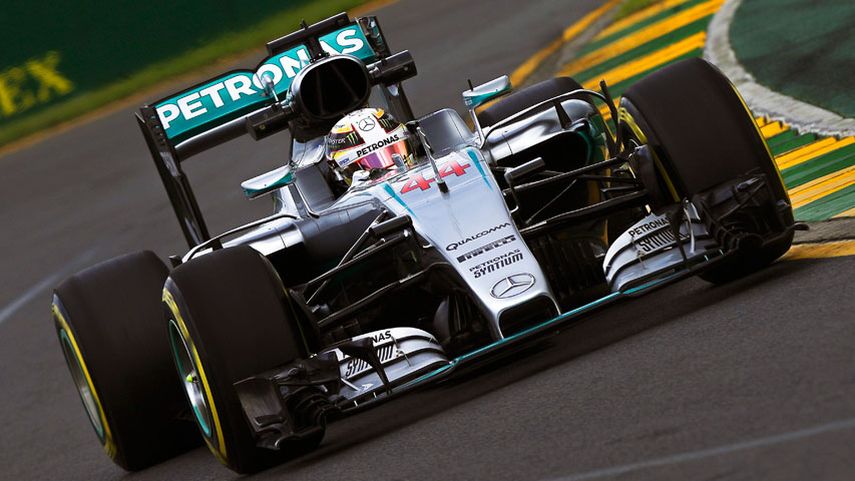 Hamilton ya había sido el más rápido en los entrenamientos libres de Melburne. (EFE)