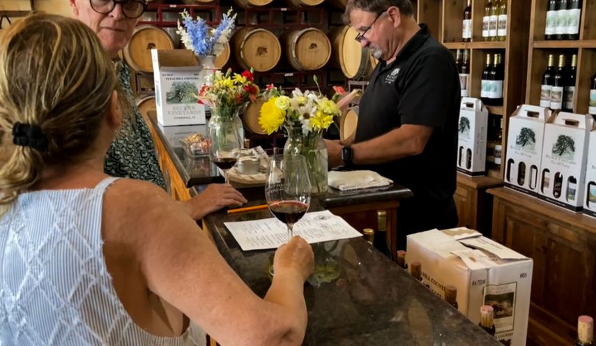 Becker Vineyards, Fredericksburg, Texas.