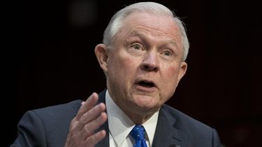 El fiscal general estadounidense,&nbsp;Jeff&nbsp;Sessions, comparece durante una sesión del comité judicial del Senado en el Capitolio de Washington D.C&nbsp;