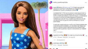 Barbie presenta su muñeca con diabetes tipo 1.&nbsp;