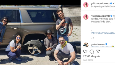 Yalitza Aparicio y su equipo.&nbsp;