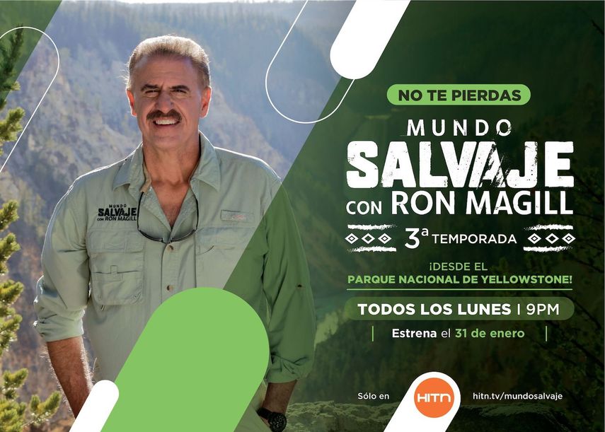 Nueva temporada de Mundo Salvaje con Ron Magill se estrena el 31 de enero.