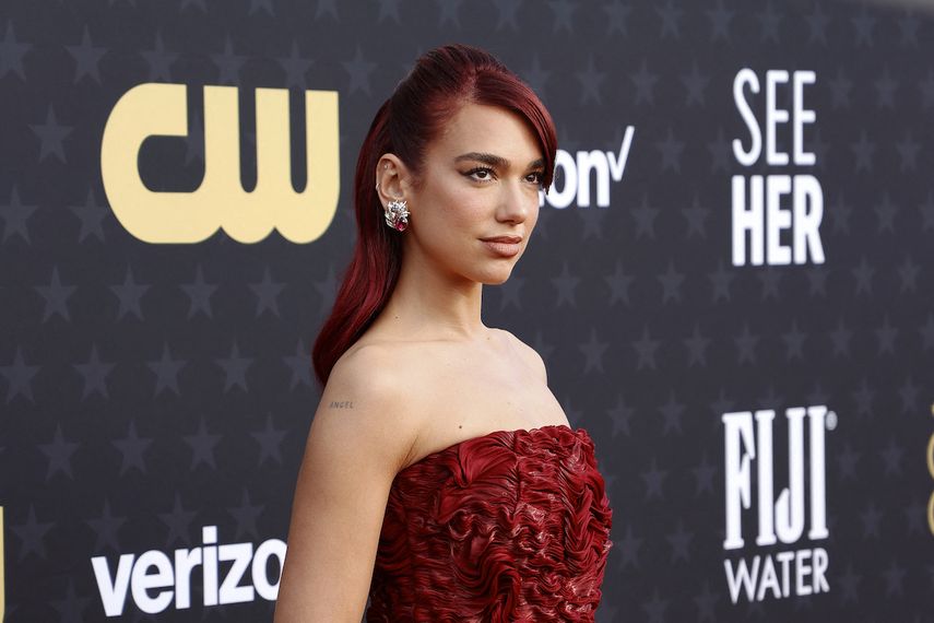 La cantante Dua Lipa.