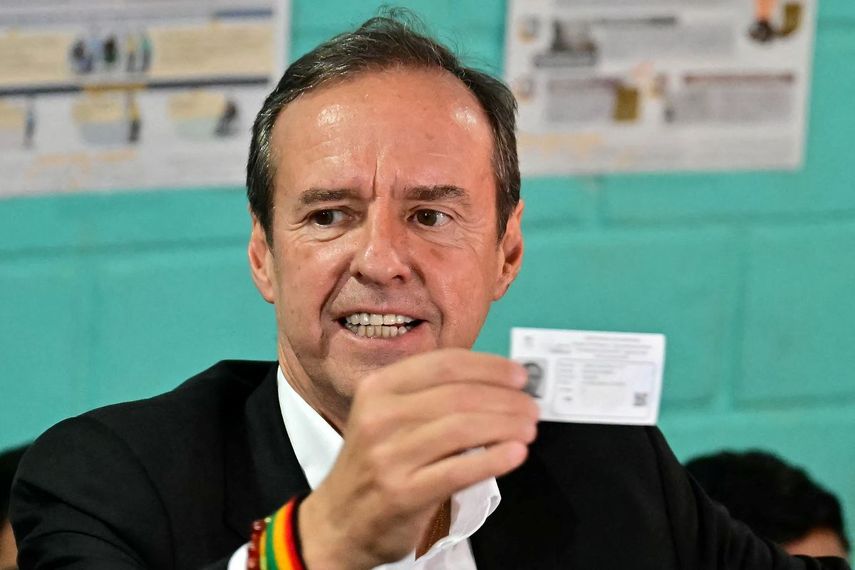 El expresidente boliviano y candidato presidencial por la alianza Libertad y Democracia (Libre), Jorge 