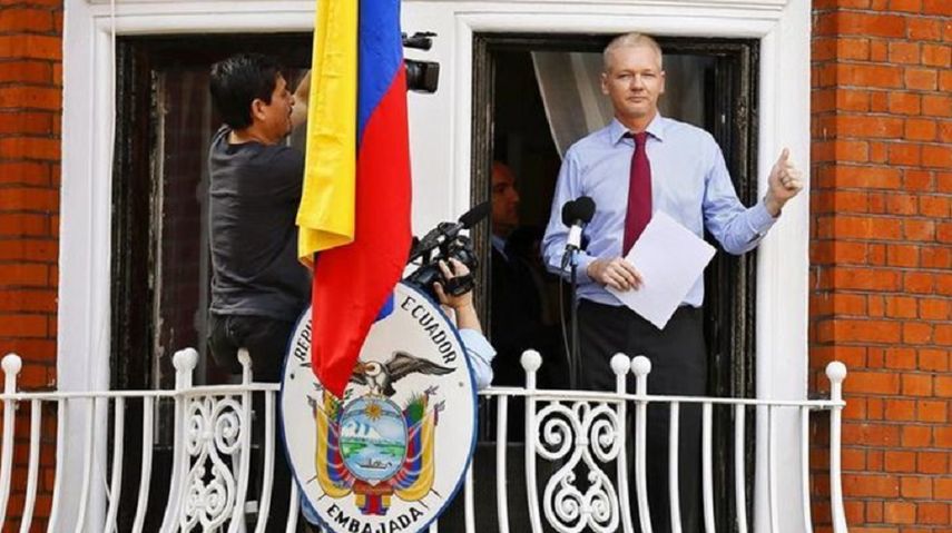 Julian Assange llegó a la misión diplomática de Ecuador en Londres el 19 de junio de 2012 con una carta para el entonces presidente Rafael Correa, en la que le solicitaba asilo por temer por su vida.