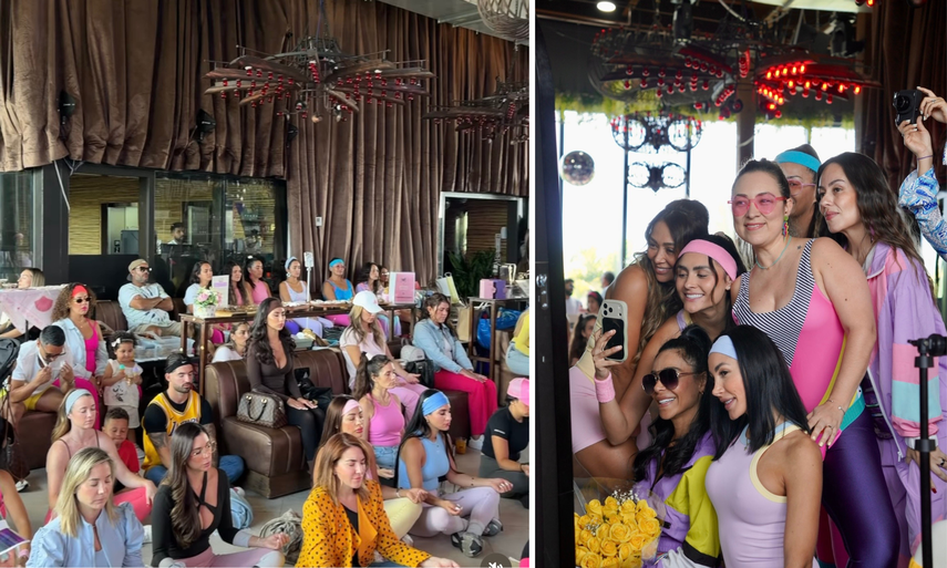 Celebración del cumpleaños de Yudy Arias.&nbsp;