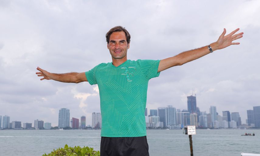 Federer viene de conquistar el Masters 1.000 de Miami por tercera vez en su carrera.