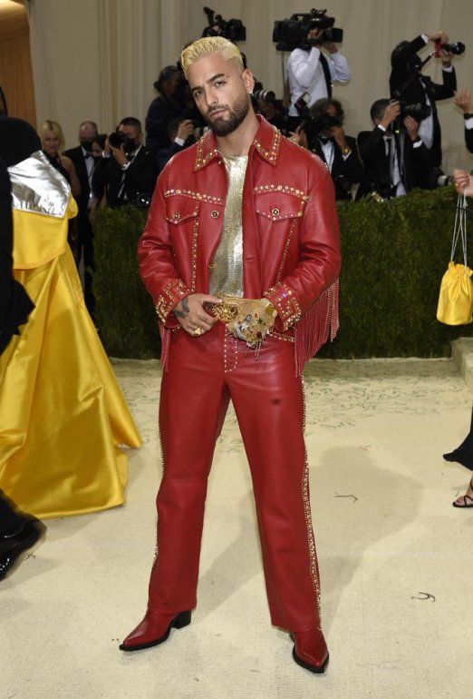 Maluma asiste a la gala del Met en Nueva York el 13 de septiembre de 2021. 