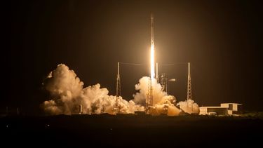 &nbsp;El cohete Falcon 9 de SpaceX, que transporta 21 satélites de internet Starlink, despega de Cabo Cañaveral, Florida, el miércoles 28 de agosto de 2024.&nbsp;
