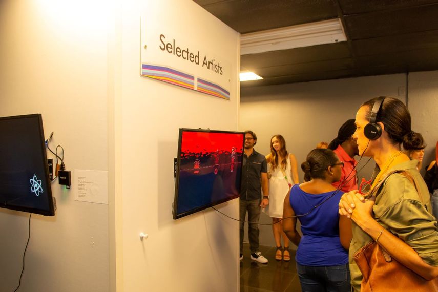Proyecciones del Miami New Media Festival.
