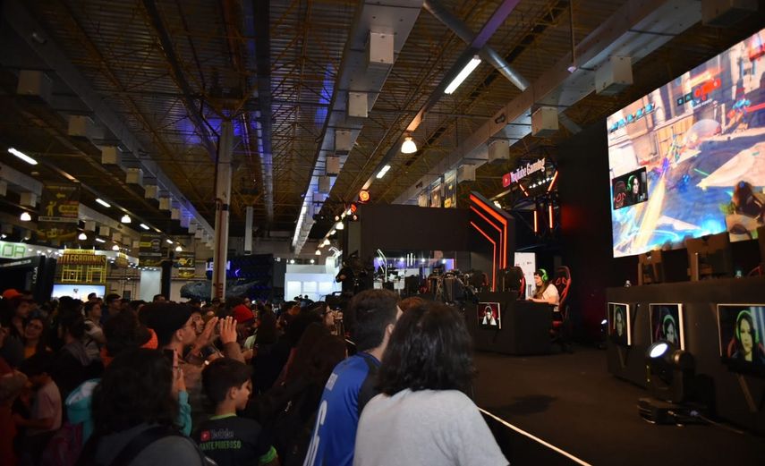 Asistentes a la edición 2018 de Brasil Game Show,&nbsp;la mayor feria de videojuegos de Latinoamérica.