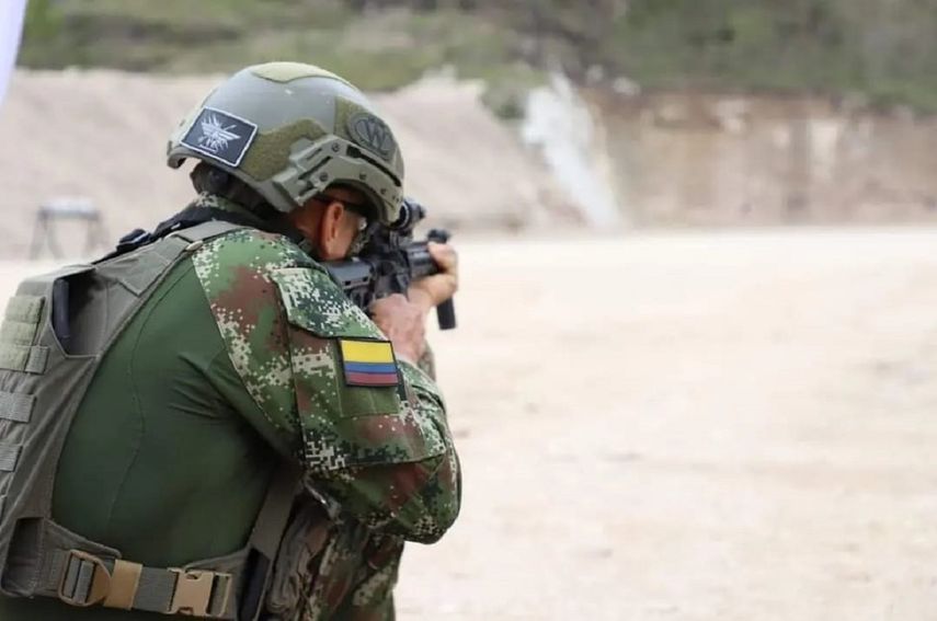 Un militar del Ejército de Colombia. Foto de archivo.