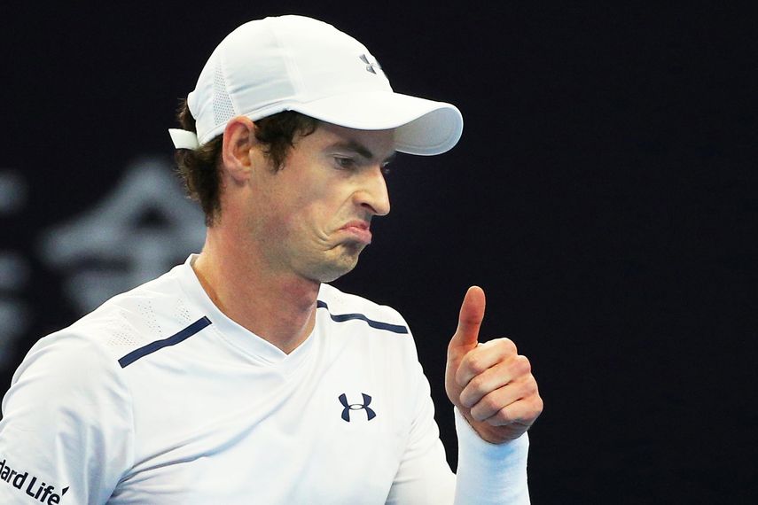 El británico Andy Murray se impuso por un doble 6-2 al belga David Goffin para clasificar a semifinales