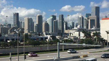Vista de la ciudad de Miami, una de las urbes con mayor desarrollo en el mercado inmobiliario.