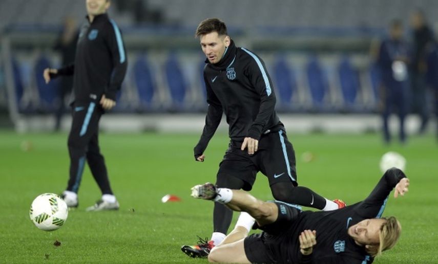 Messi podría ser titular el sábado ante el Málaga. (EFE)