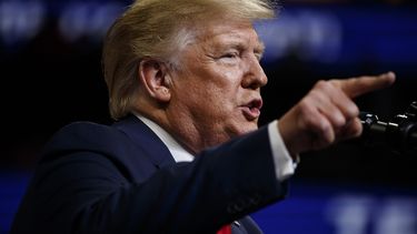 El presidente Donald Trump habla en el acto de lanzamiento de su campa a de reelección en Orlando, Florida, el 18 de junio de 2019.