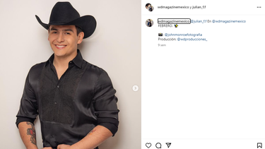 El cantante y actor Julián Figueroa. Personalidades del medio artístico han enviado a su familia mensajes de apoyo tras su fallecimiento.