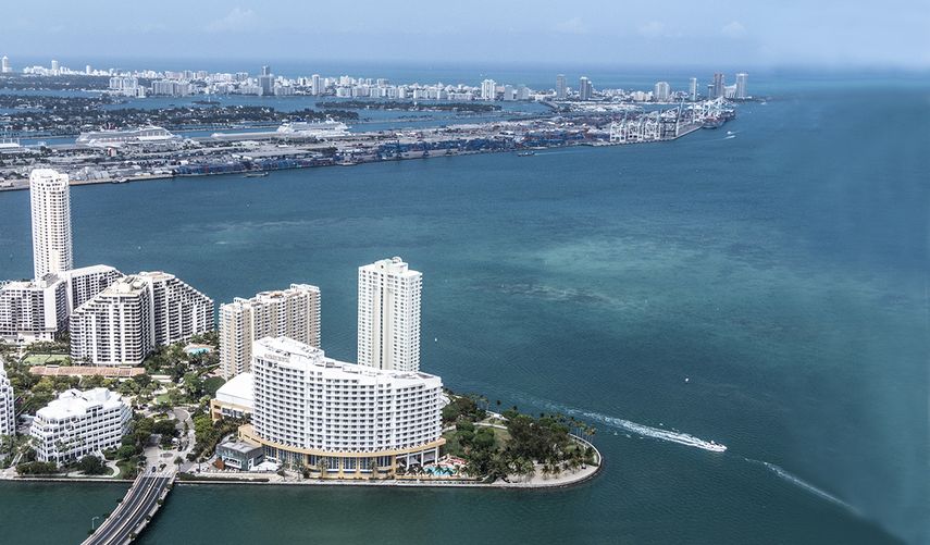Miami Bahía Biscayne.