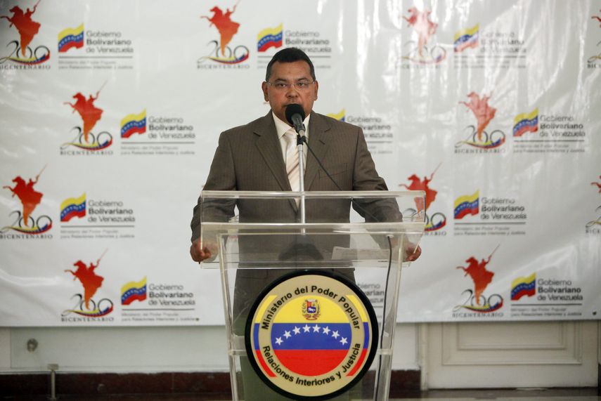 Néstor Reverol, ministro de Interior, Justicia y Paz