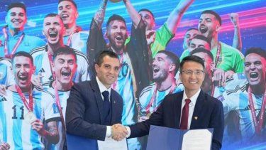 Evento con los nuevos sponsors de la selección Argentina Evento con los nuevos sponsors de la selección Argentina