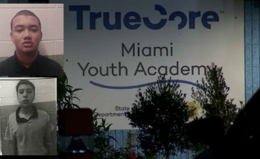 Greggory Ruiz, de 16 años, y Jonathan Jacobo, de 15, huyeron de la Academia Juvenil de Miami y son considerados violentos.