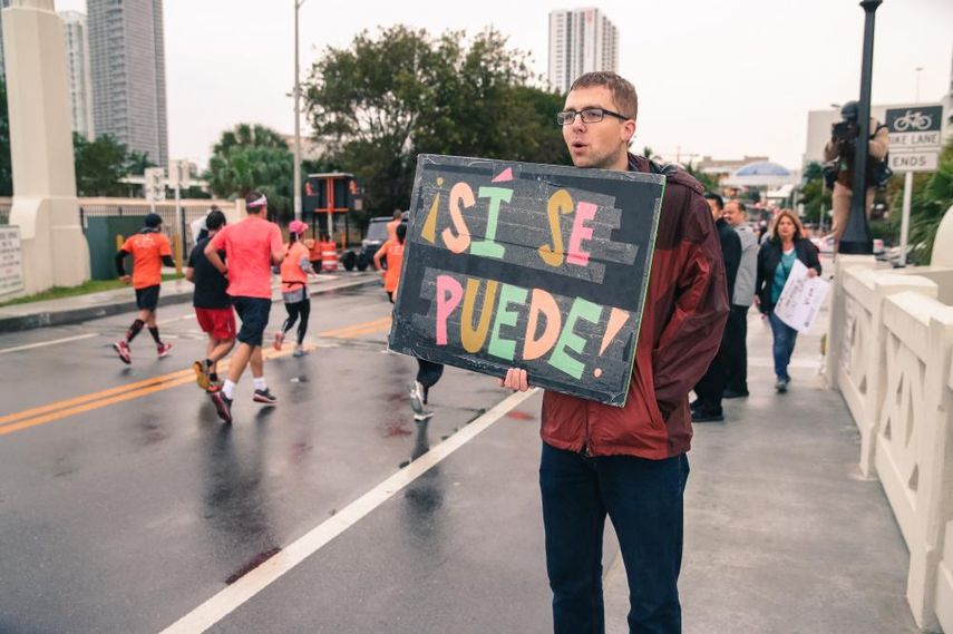 La fiesta de los fondistas se realizará el fin de semana del 6 de febrero próximo. Los organizadores del Maratón de Miami Life Time buscan voluntarios para el evento.