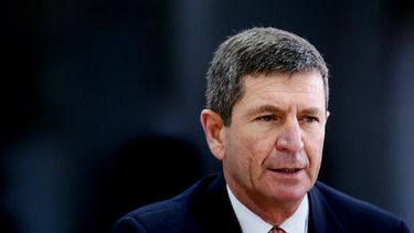 Jefe de observadores internacionales de la misión de la ONU, general Javier Pérez Aquino