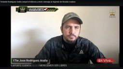 Una captura de pantalla de en la mira con wender Enrique en YouTube, con declaraciones del teniente José Ángel Rodríguez Araña.