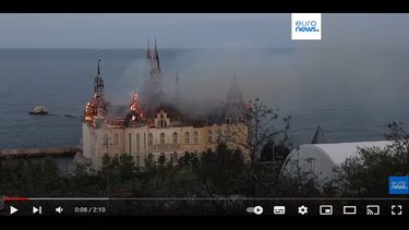 El castillo de Harry Potter sitúa al borde del mar Negro y perteneciente a la Academia jurídica de Odesa.