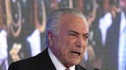 Michel Temer, presidente de Brasil.