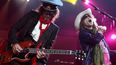 El guitarrista Joe Perry (i) y el cantante Steven Tyler (d), del grupo Aerosmith.