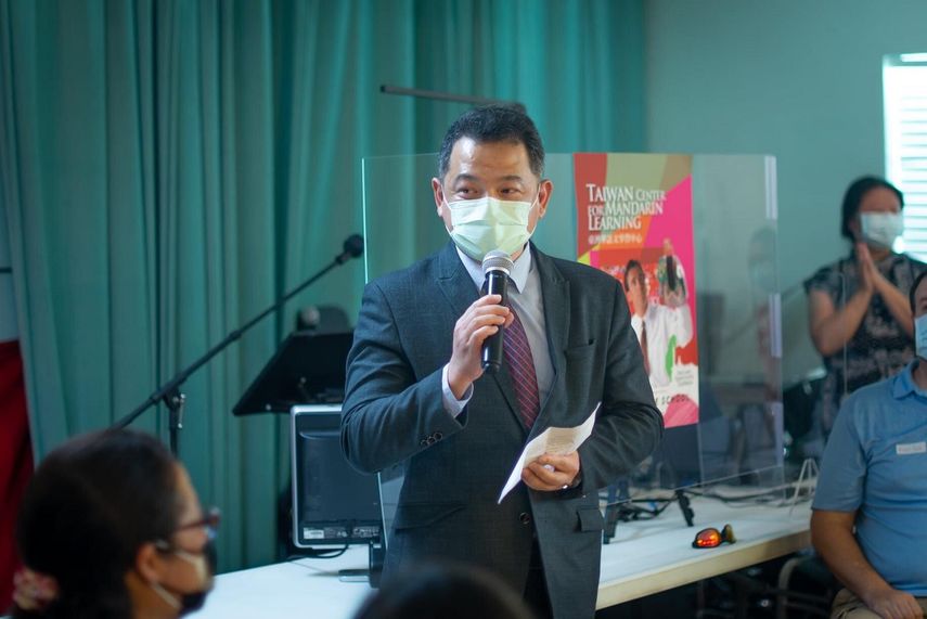 El director general de la oficina de Taiwán, Amino Chi, asistió a la apertura.&nbsp;