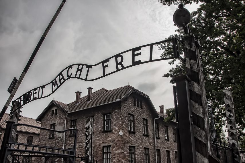 Campo de concentración judío en&nbsp;Auschwitz, Polonia.