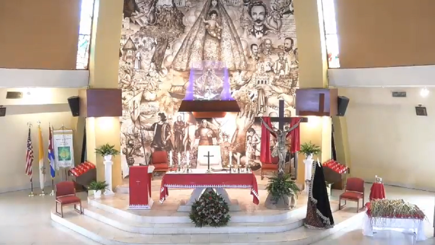 Captura de Pantalla interior de la iglesia de La Ermita